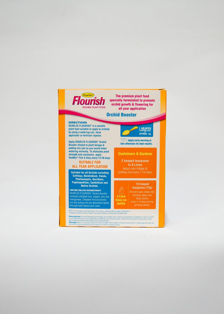 Fertiliser - Flourish Orchid Booster Searles - Soluble - Image 2
