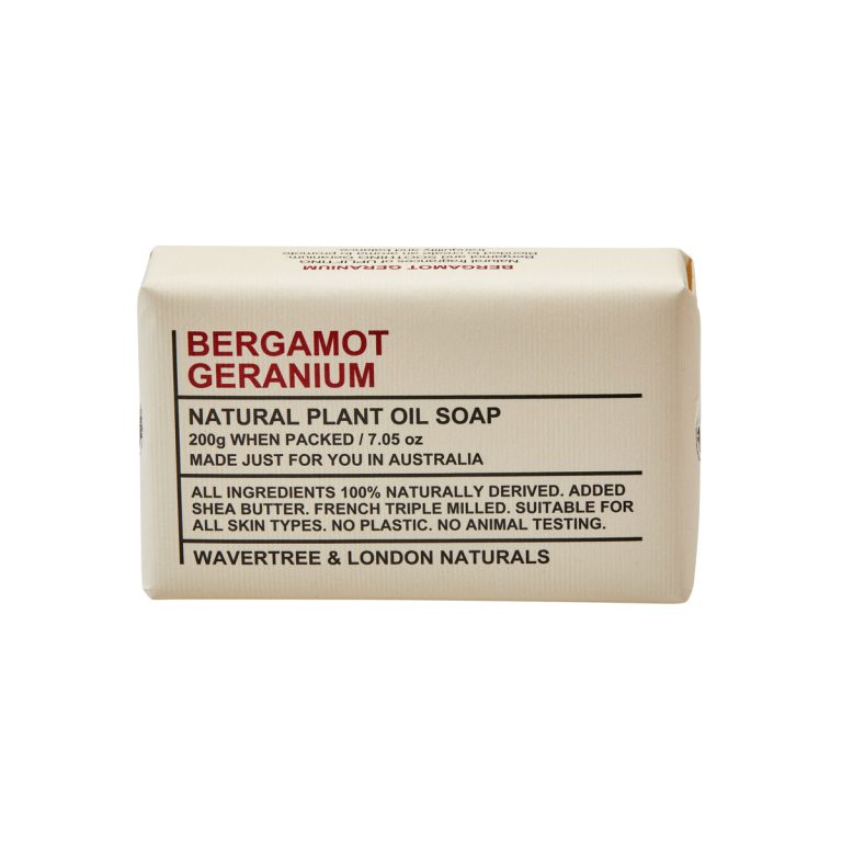 Soap - Natural Plant Oil - Bergamot and Geranium