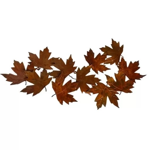 Wall Art - Falling Leaves Panel - Metal