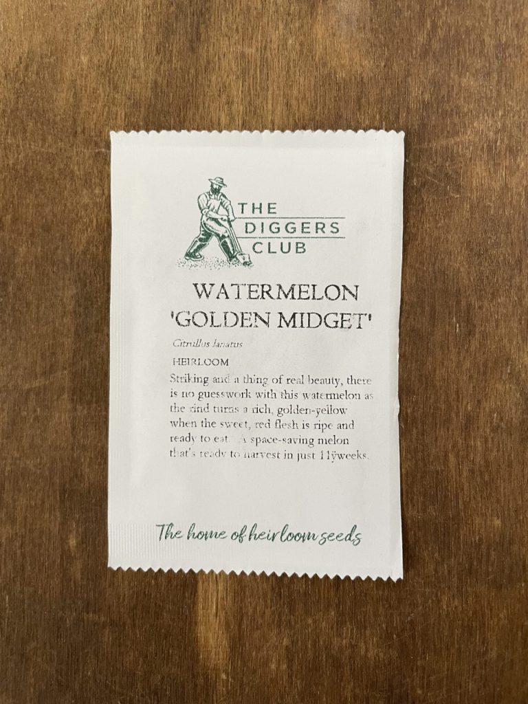 Watermelon - Golden Midget - Diggers Seeds
