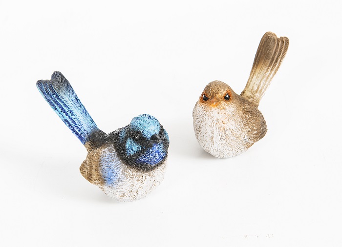 Ornament - Wren Sitting - Polyresin