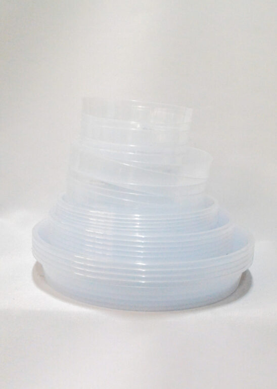 Saucers - Clear Plastic