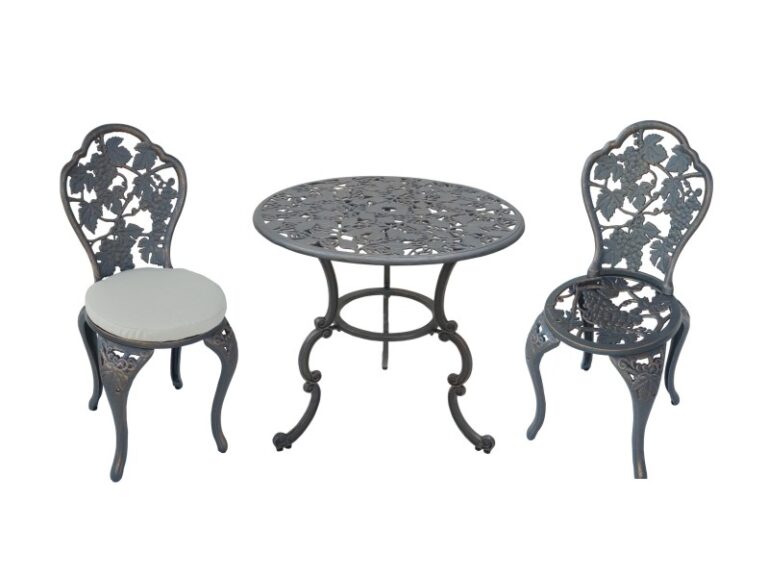 Table and Chairs - Grape Vine - Cast Iron