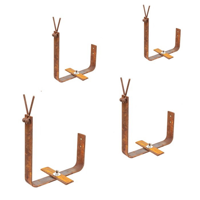 Pot Holder - Snail Wall Mount - Metal