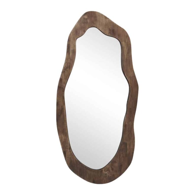 Mirror - Asymmetric - Wood
