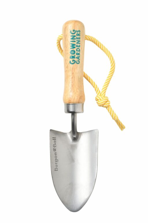 Kids Tool - Hand Trowel - Stainless Steel & Wood