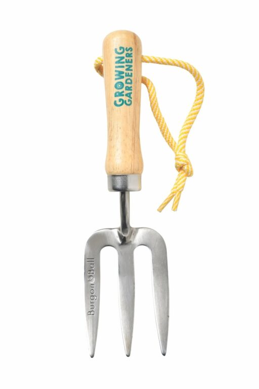 Kids Tool - Hand Fork - Stainless Steel & Wood