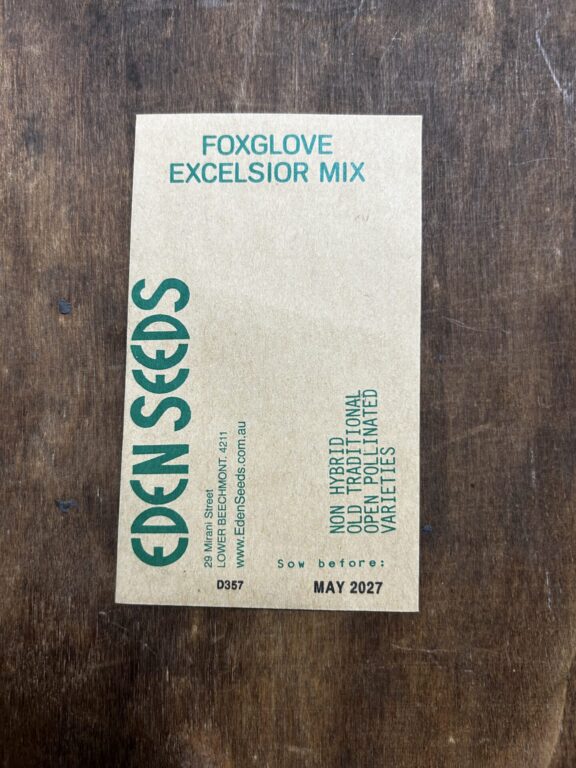 Foxglove - Excelsior Mix - Eden Seeds