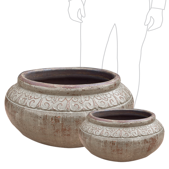 Water Bowl - Dynasty Sandal - Ceramic