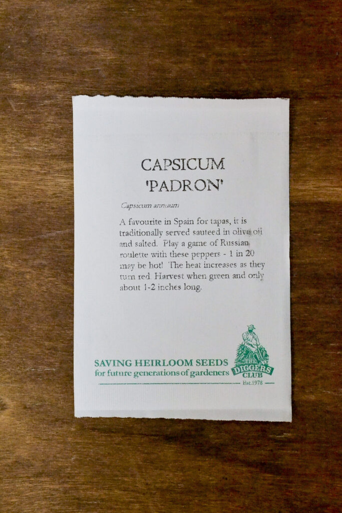 Capsicum - Padron - Diggers Seeds