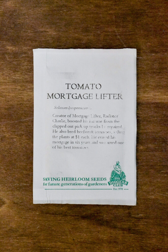 Tomato - Mortgage Lifter - Diggers Seeds