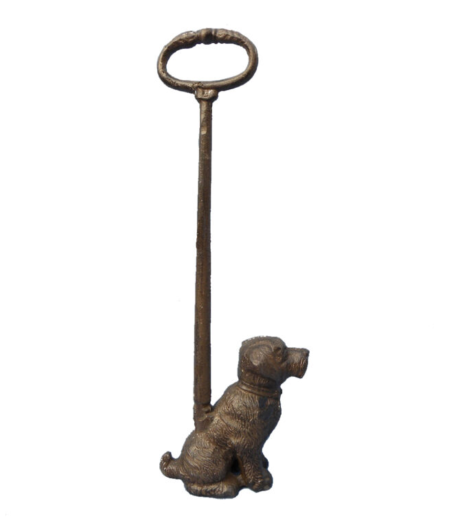 Doorstop - Dog With Handle - Cast Iron