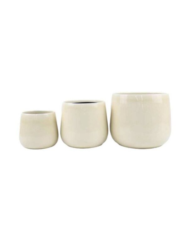 Pot - Alabaster White - Ceramic
