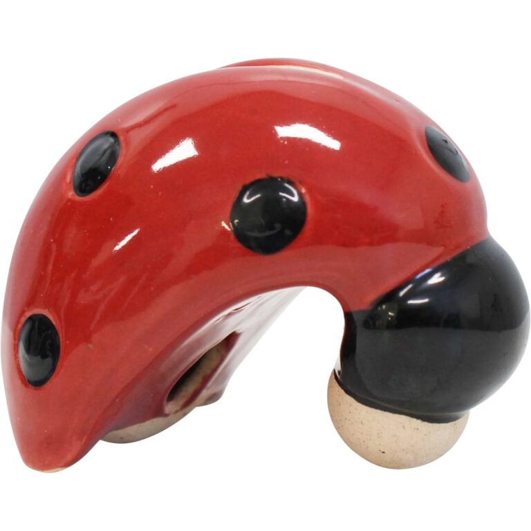 Pot Sitter - Red ladybird - Ceramic