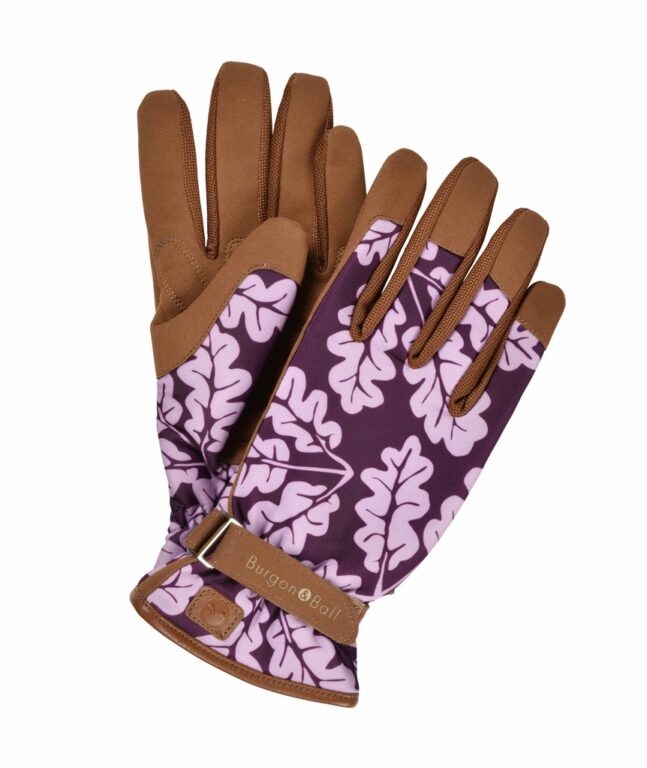 Gloves - Oak Leaf Plum