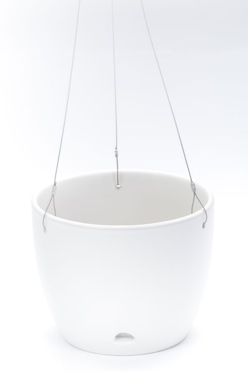 Hanging Pot - White - Ceramic