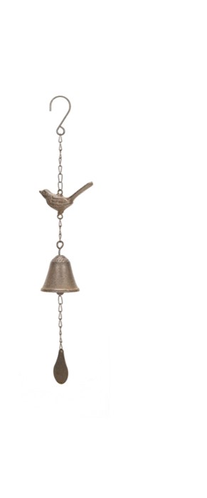 Bell - Bird Chain - Cast Iron