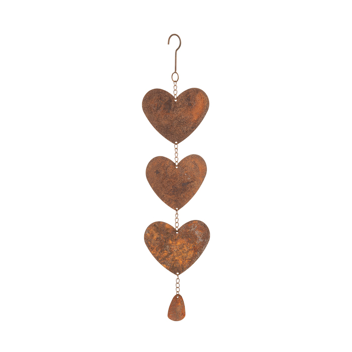 Hanging Ornament - Heart - Metal