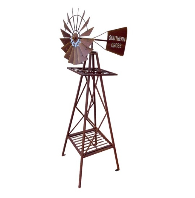 Ornamental Windmill - Southern Cross - Metal
