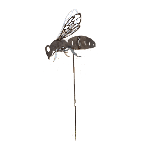 Garden Art - Small Bee Sculpture - Steel