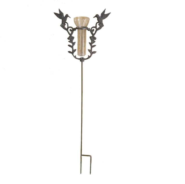 Rain Gauge - Bird - Cast Iron and Glass