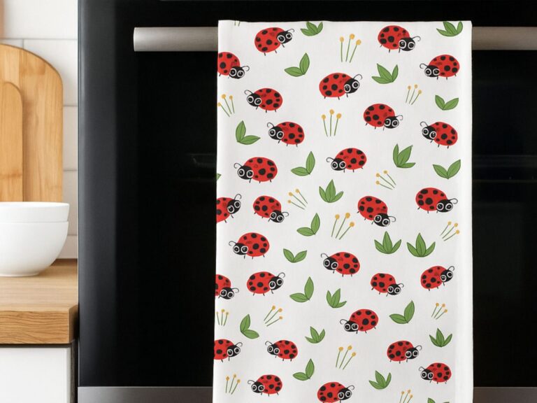 Tea Towel - Ladybird - Cotton/Linen