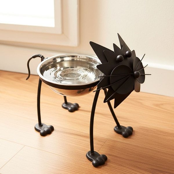 Pet Bowl - Cat - Metal