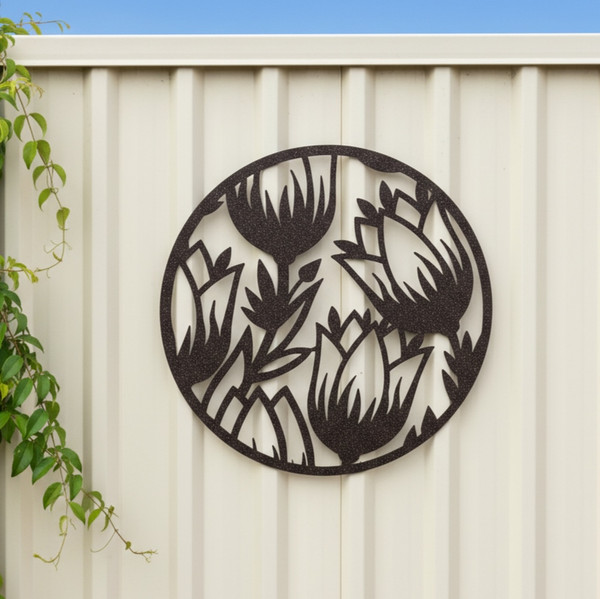 Wall Art - Tulip - Metal
