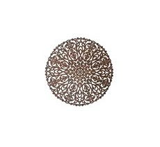 Wall Art - Ethereal Echo Mandala - Metal