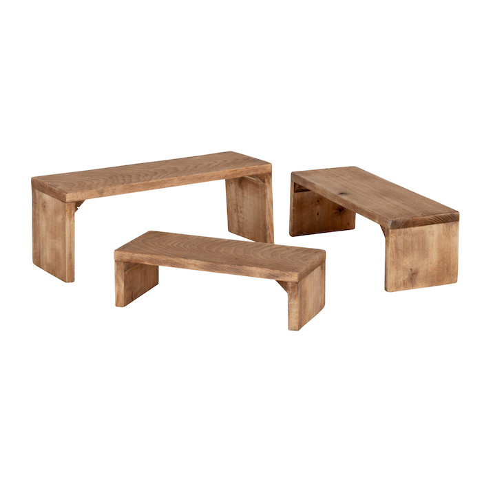 Plant Stand - Risers - Timber - Image 3