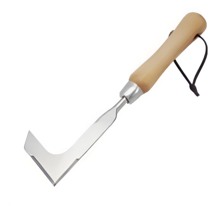 Tool - Weeding Knife - Stainless Steel and Wood