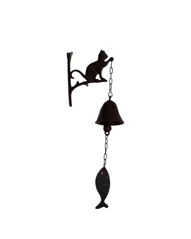 Door Bell - Cat Wind Chime - Cast Iron
